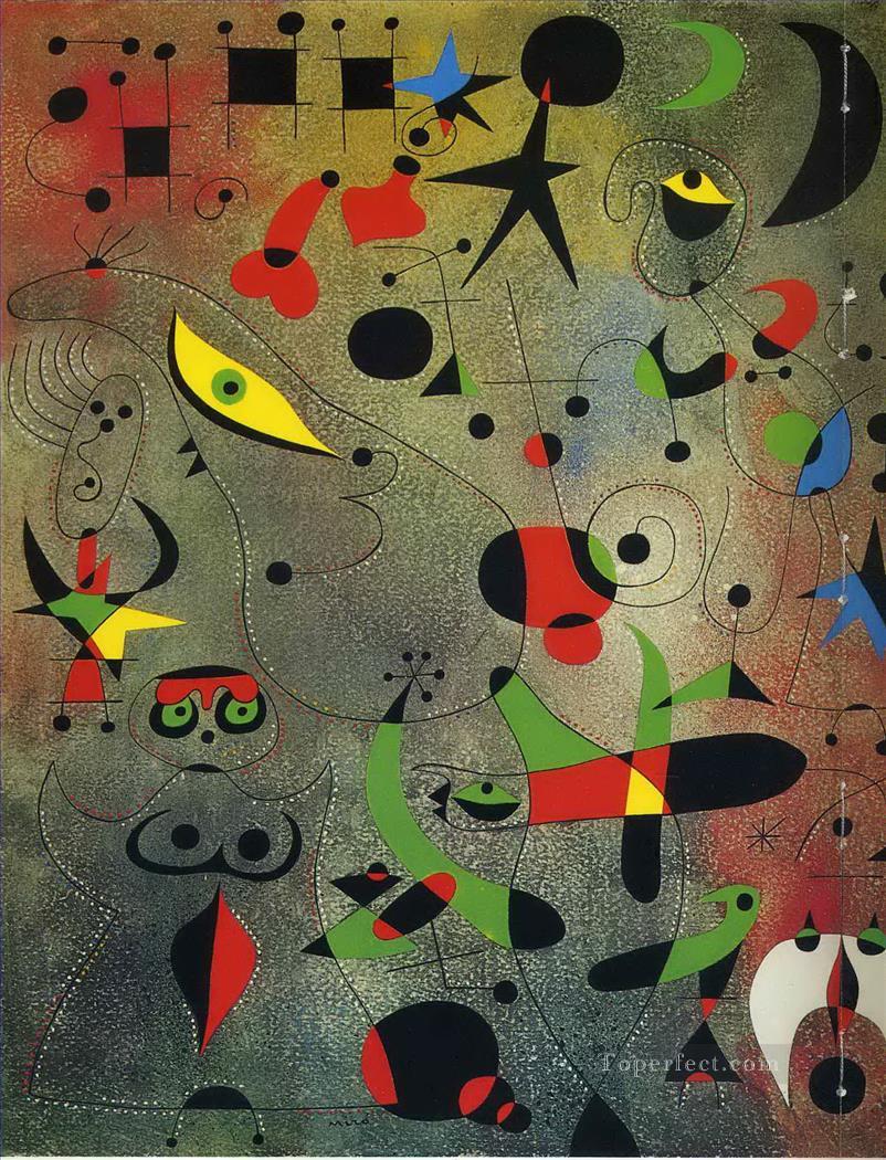 Constellation Awakening at Dawn Joan Miro Oil Paintings